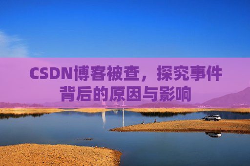 CSDN博客被查,探究事件背后的原因与影响