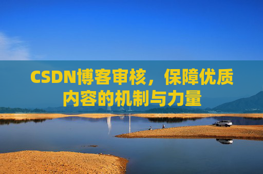 CSDN博客审核，保障优质内容的机制与力量